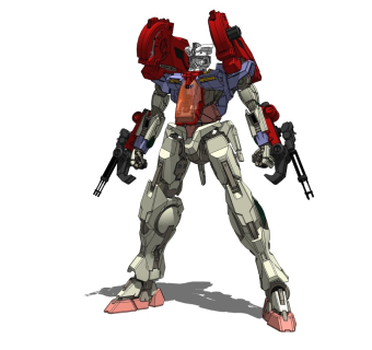 精细机器人机甲模型 高达 (4)